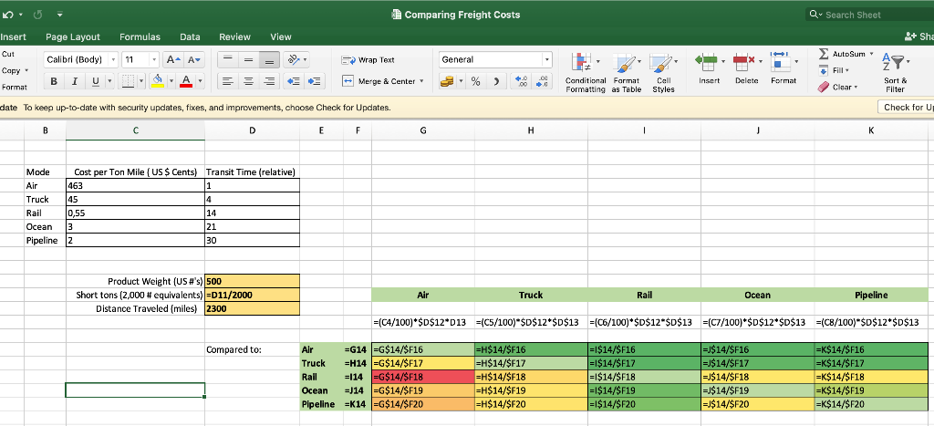 I would suggest using the excel spreadsheet