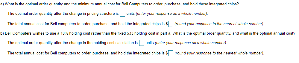 Bell Computers purchases integrated chips at $350