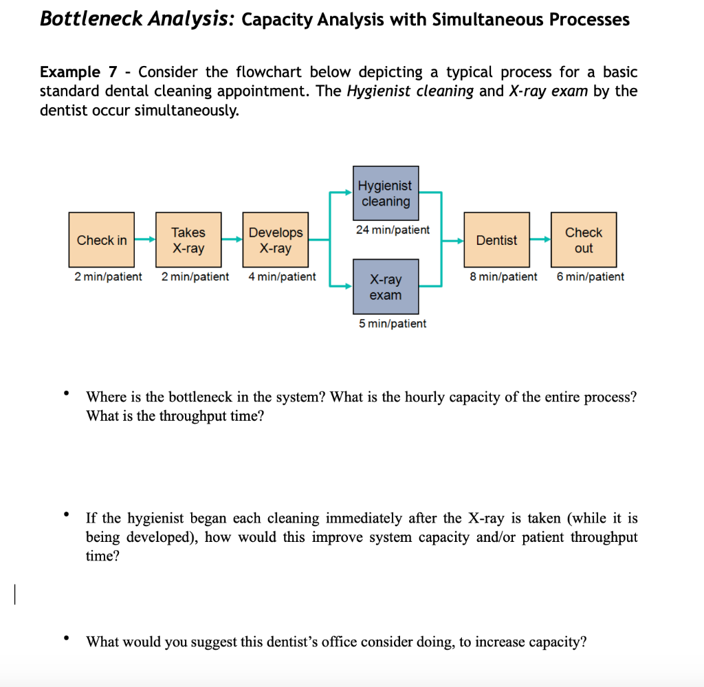 Bottleneck Analysis: Capacity Analysis with