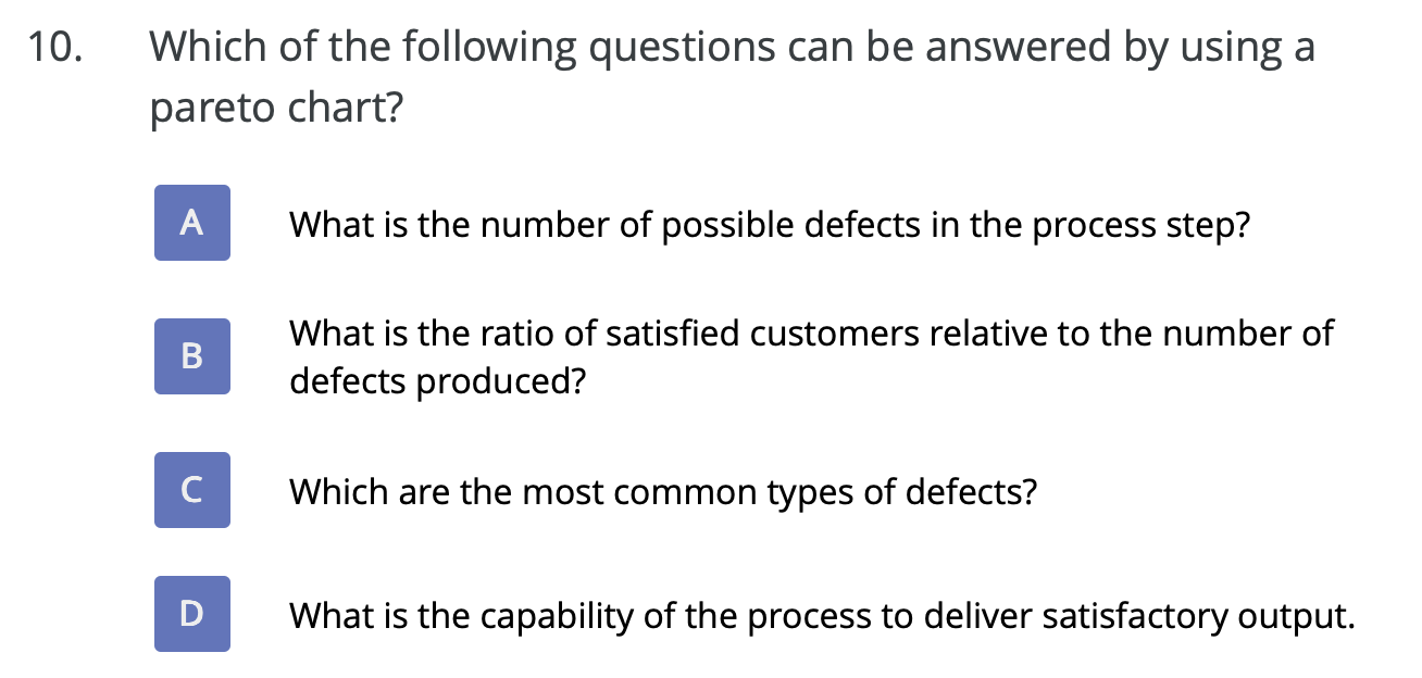 Class: Lean Six Sigma 8. The Green Belt you are