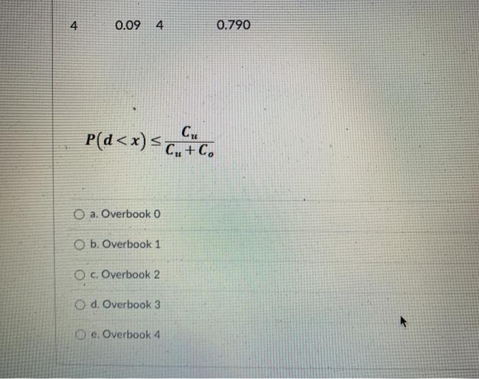 We continue with the mini-scenario relating to