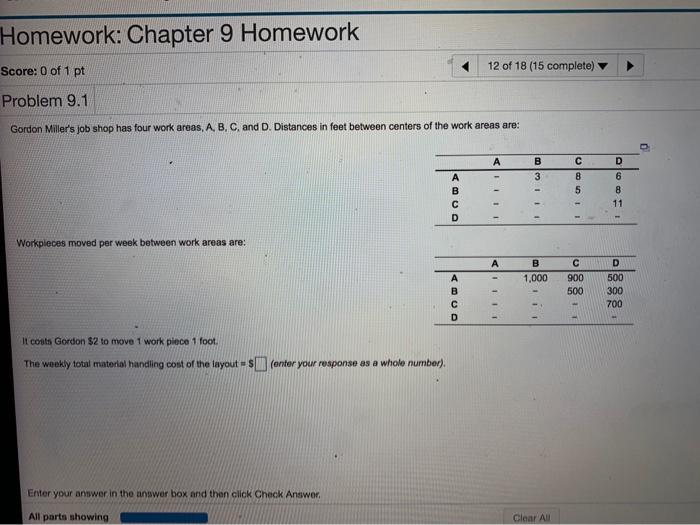 Homework: Chapter 9 Homework Score: 0 of 1 pt 12