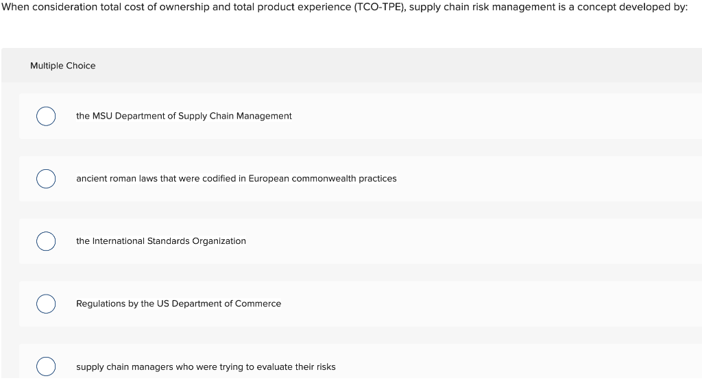 When consideration total cost of ownership and