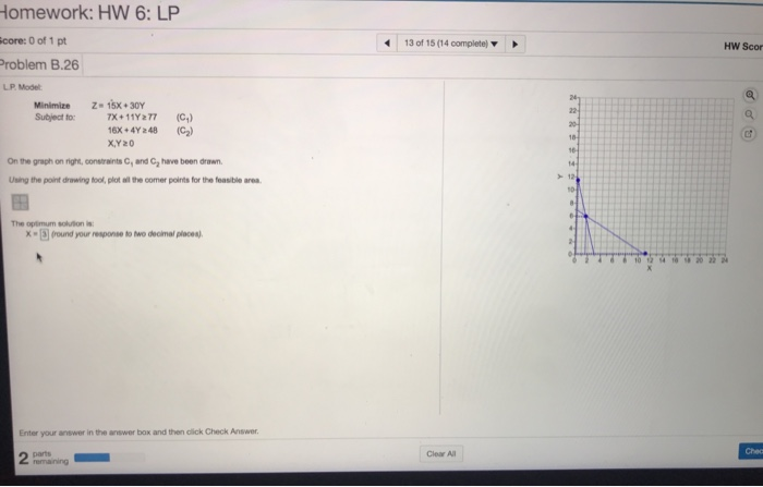 what does y and z also equal? Homework: HW 6: LP