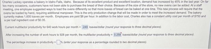 Charles Lackey operates a bakery in Idaho Falts,