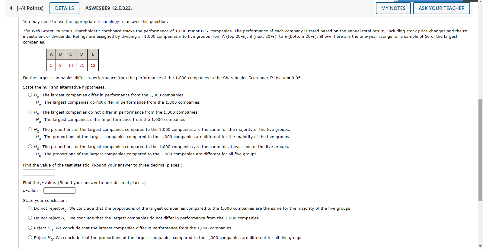 4. [-14 Points] DETAILS ASWESBE9 12.E.023. MY