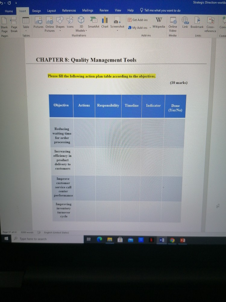 Strategic Direction workb Home Insert Design