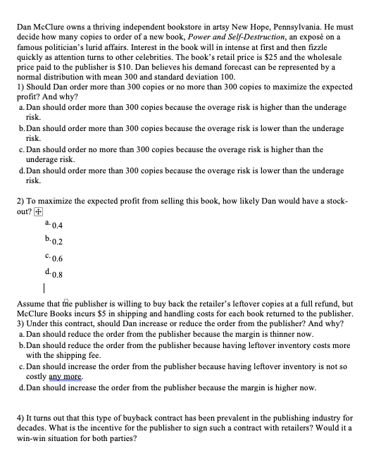 Dan McClure owns a thriving independent bookstore