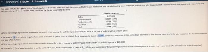 Homework: Chapter 11 Homework Helentes for the
