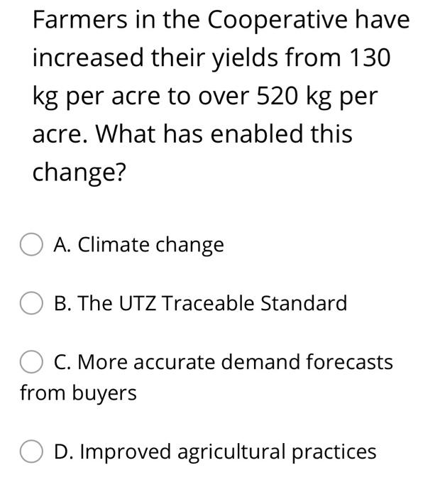 In supply chain management within the food