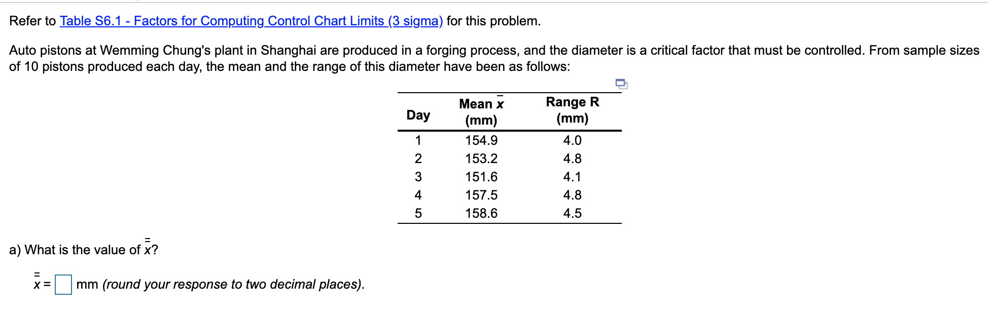 a.) What is the value of x? b.) What is the value