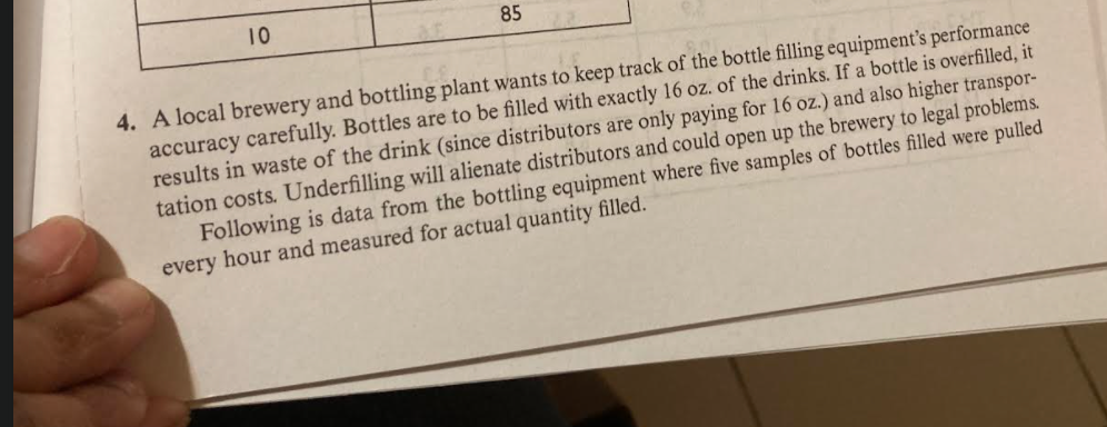 change 16oz to 8oz 85 10 4. A local brewery and
