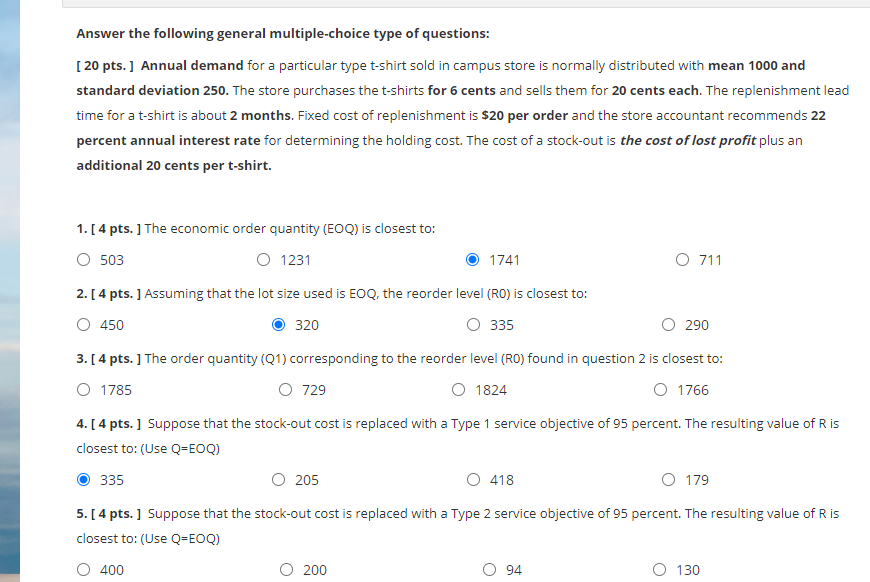 Answer the following general multiple-choice type