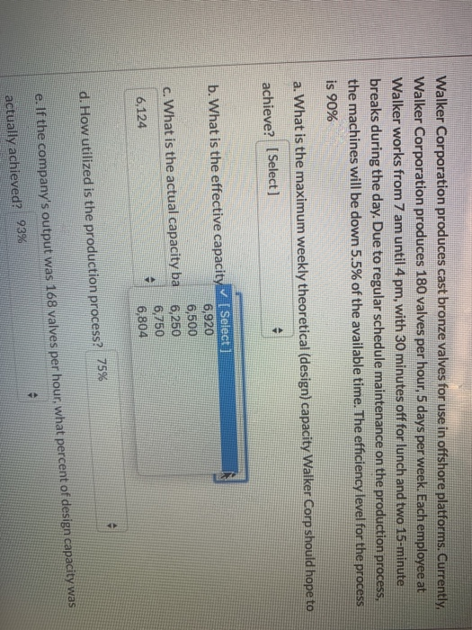 Walker Corporation produces cast bronze valves