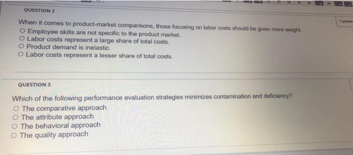 QUESTION 2 When it comes to product-market