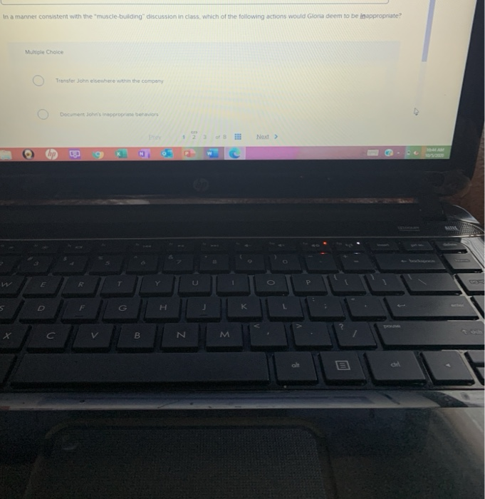 in a manner consistent with the muscle building"