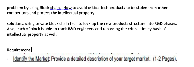 problem: by using Block chains How to avoid