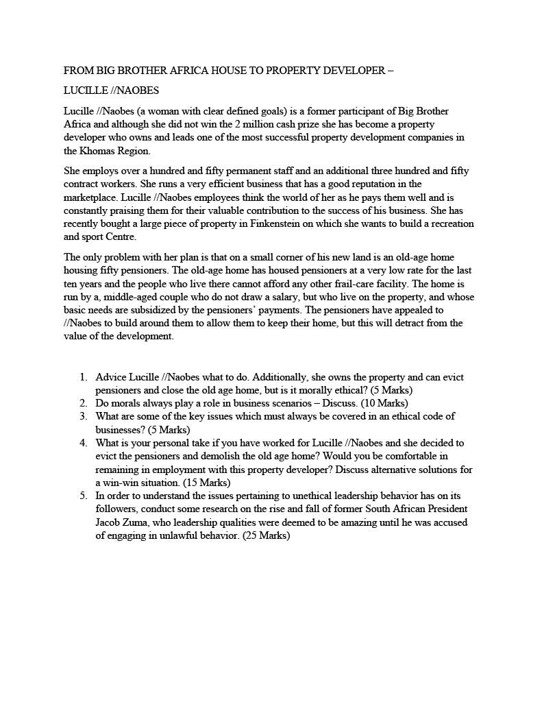 FROM BIG BROTHER AFRICA HOUSE TO PROPERTY