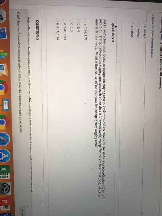 g e: 2 hours, 57 minutes, 08 seconds. Question