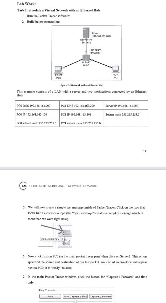 Please. Lab Work: Task 1: Simulate a Virtual