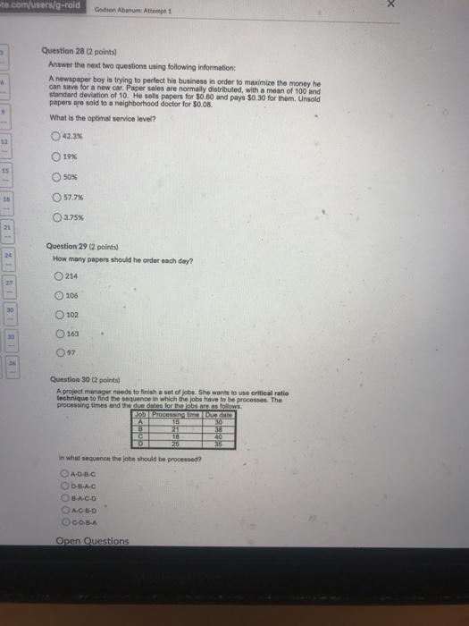 to com/user/g-roid Go Ahanum Attempt 1 Question