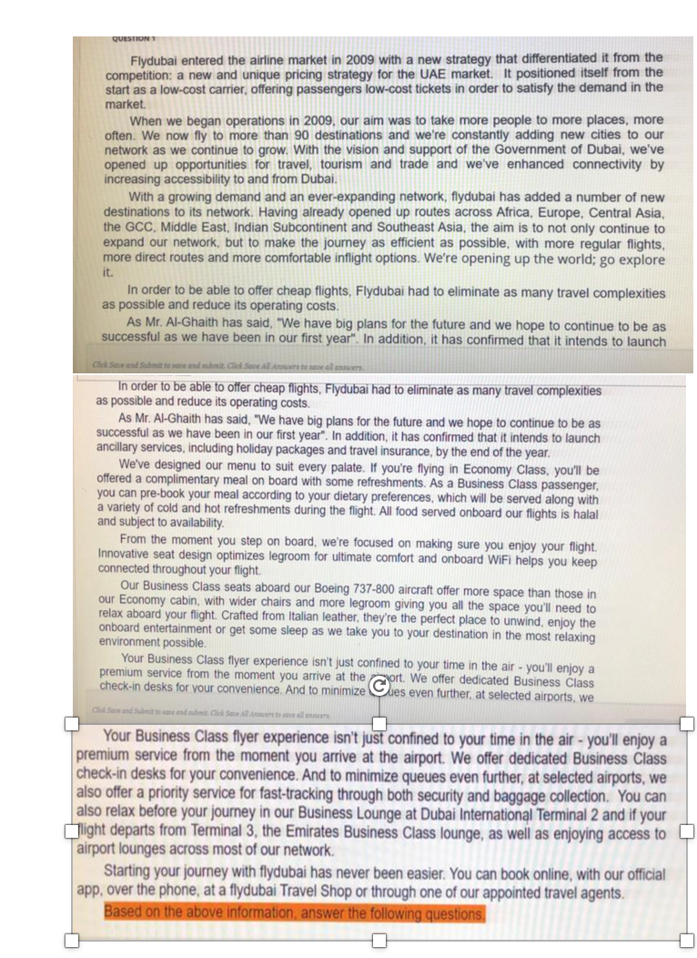 1a Explain which segmentation base(s) have been