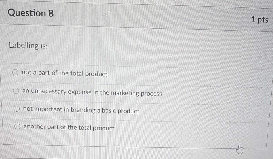 Question 1 1 pts Evaluative criteria involves: