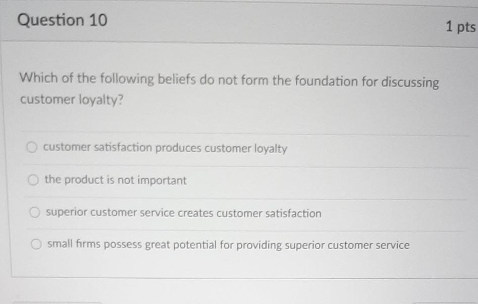 Question 1 1 pts Evaluative criteria involves: