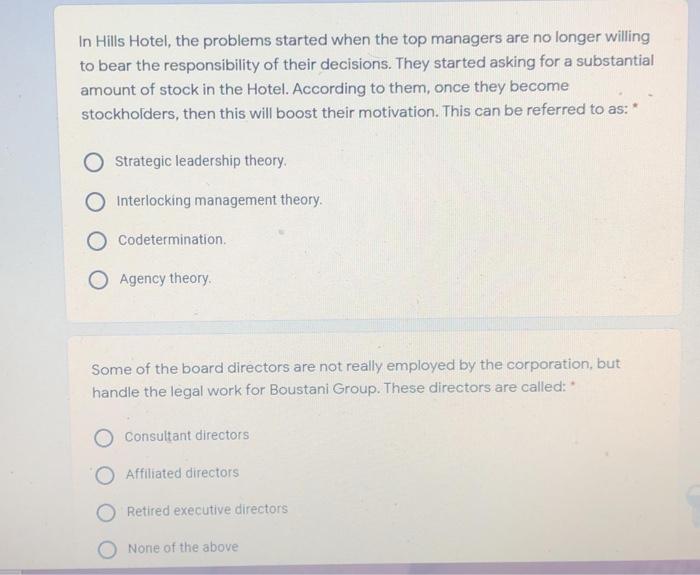 In Hills Hotel, the problems started when the top