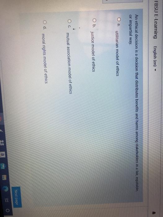 FBSU E-Learning English (en) - An ethical