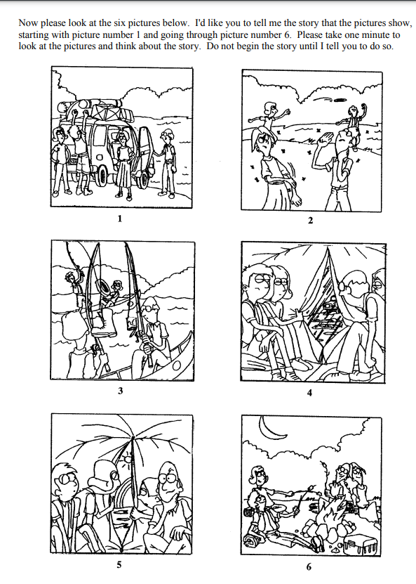 Now please look at the six pictures below. I'd