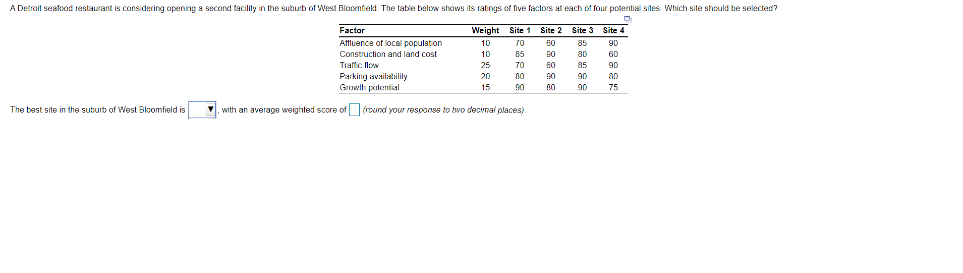 A Detroit seafood restaurant is considering
