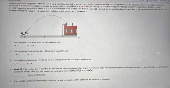 c,d and e please rounded ietermetiate values in