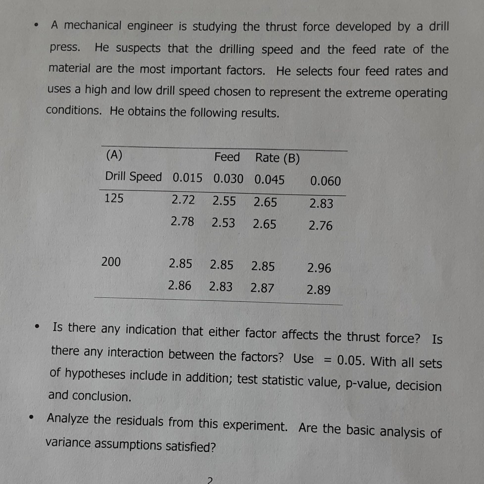 please USE MINITAB SUPER IMPORTANT. THE PROBLEM