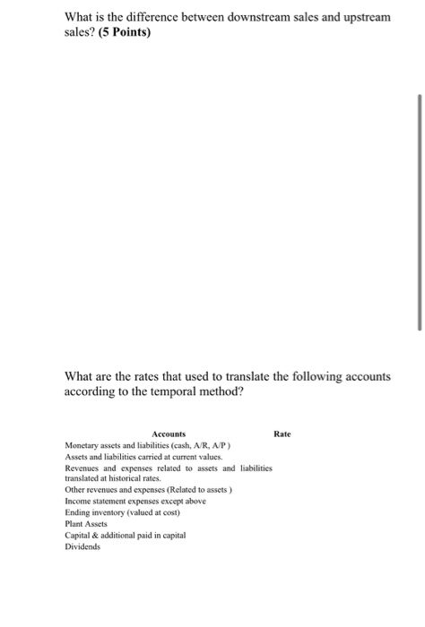 What is the difference between downstream sales