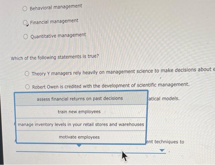 4. The Quantitative Management Perspective For