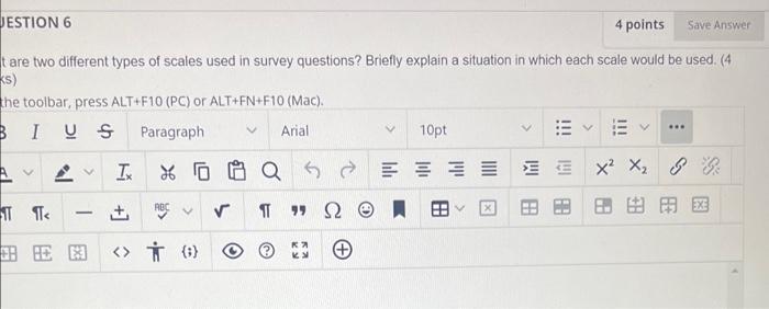 DESTION 6 4 points Save Answer ili 111 .. t are