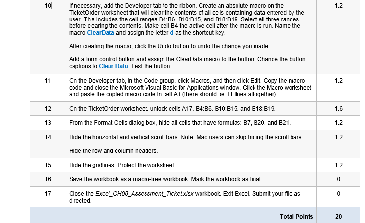 10 1.2 11 1.2 If necessary, add the Developer tab