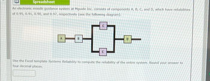 Spreadsheet An electronic missile guidance system