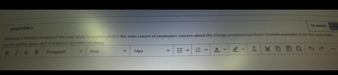 Answer q5 following the case study above.. please