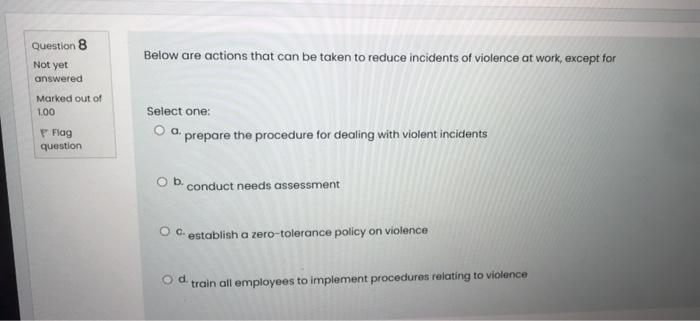 HELP Question 8 Not yet answered Below are