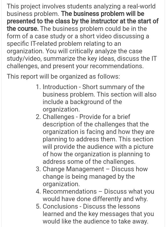 understanding the value and organizational