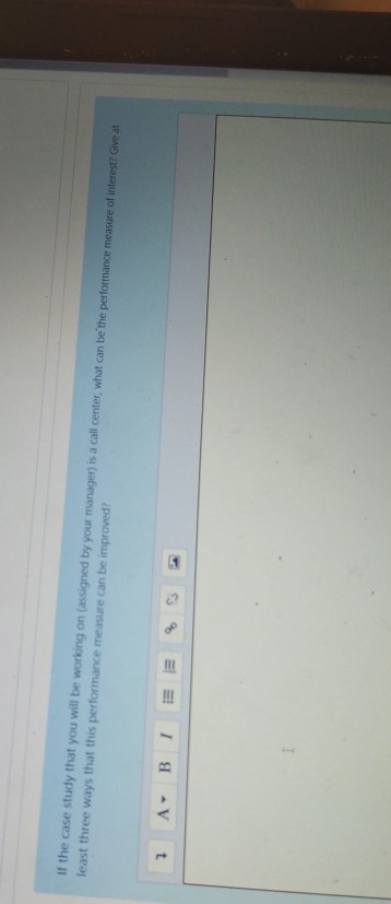 fast please I have 1 hour If the case study that