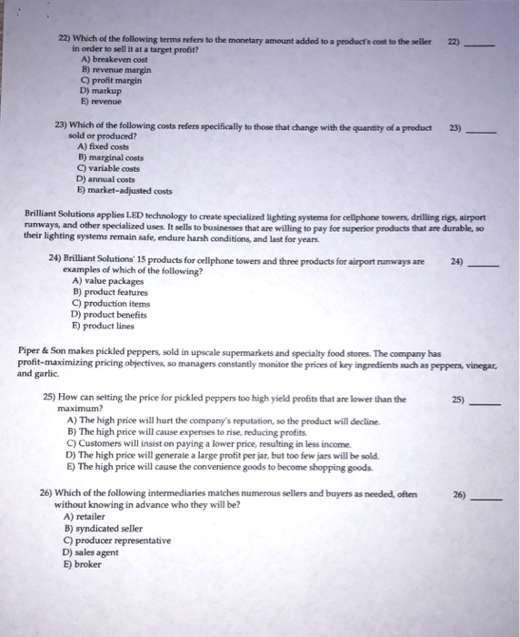 Intro to Business Multiple Choice MULTIPLE