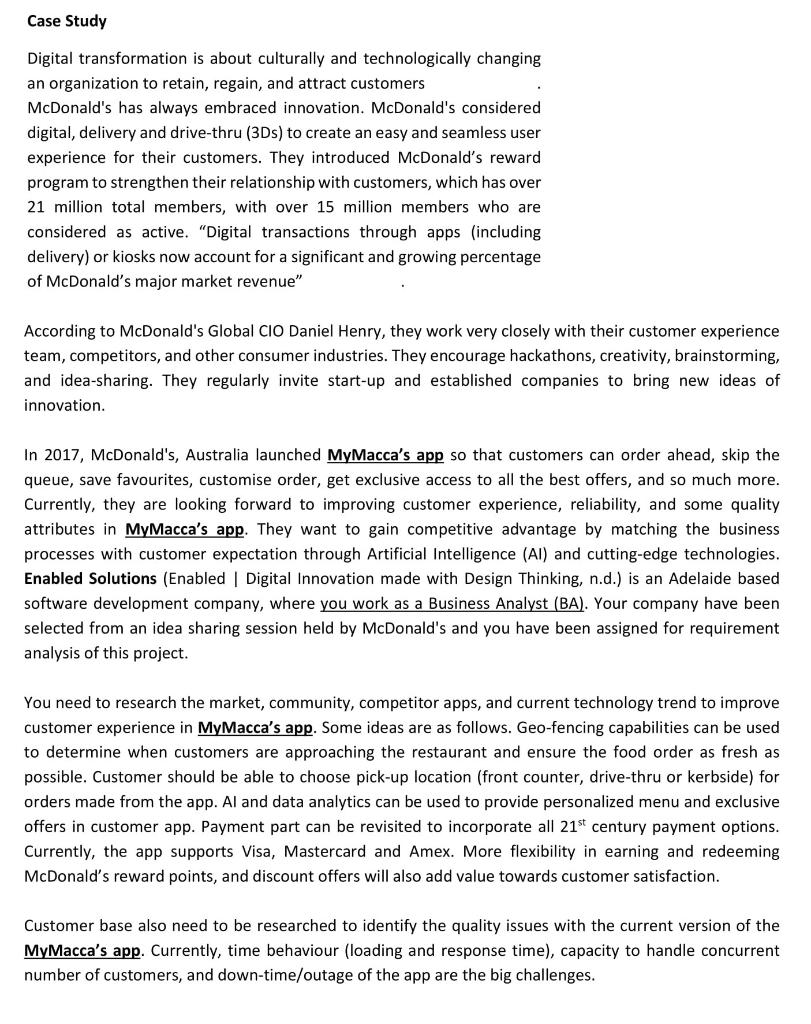 Based on Mymacca's case study Discus five