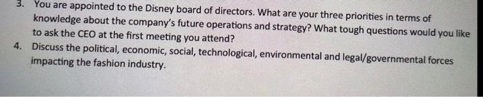 please answer the 2 ques 3. You are appointed to