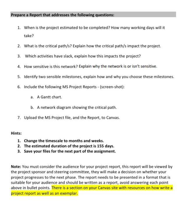 i need a MS report written for this The POM+