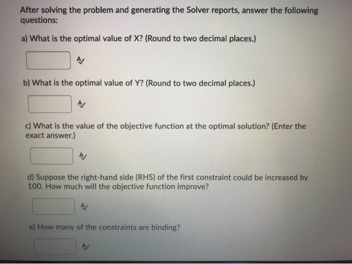 Question 9 options: Consider the linear
