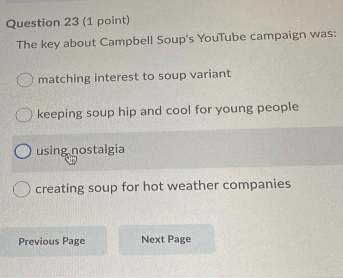 Question 21 (1 point) A problem with this