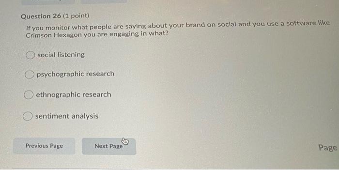 Question 21 (1 point) A problem with this